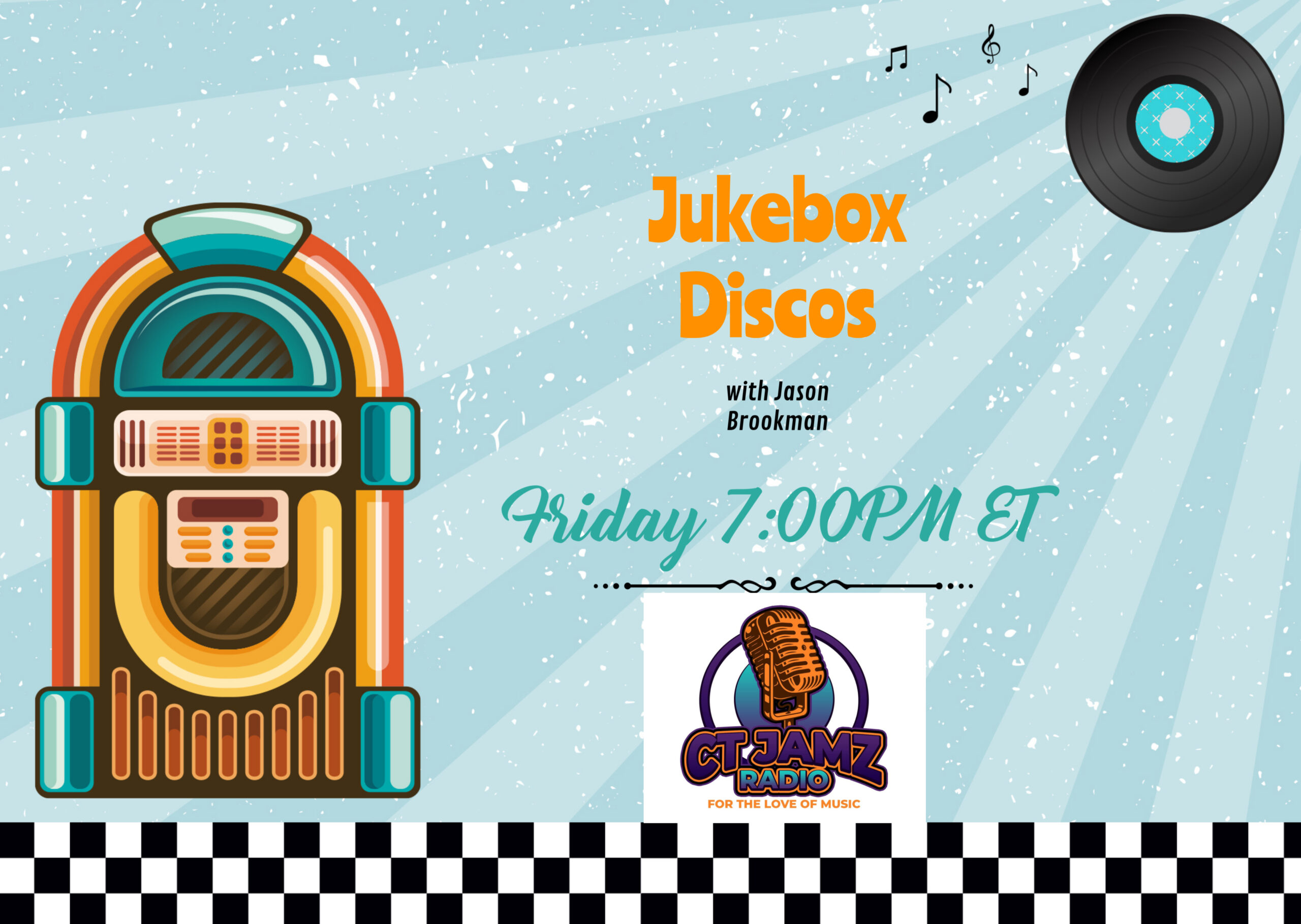 Jukebox sock hop invitation